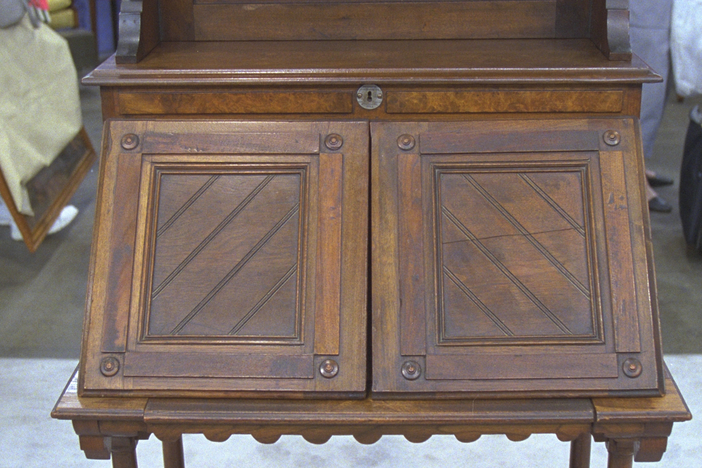Appraisal: Kearney & Wiggers "Modern Gothic" Desk, from Vintage Kansas City.