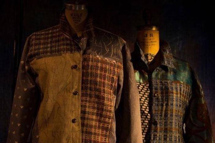 Brian Murphy and Randall Darwall talk about incorporating cloth fragments into garments.