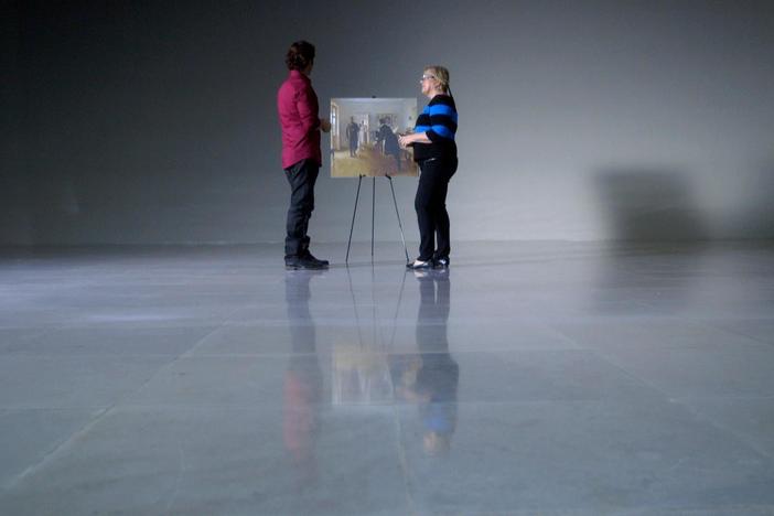David invites subjects to an experiment that demonstrates how much our brains leave out.