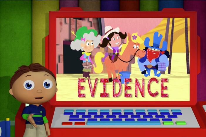 Whyatt looks for evidence that might help him figure out who took his board game.