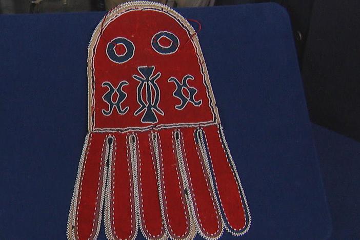 Appraisal: Athabascan Octopus Bag, ca. 1850, from Santa Clara, Hour 3.