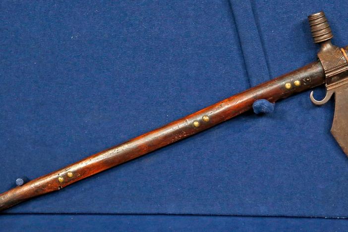 Appraisal: Spontoon Pipe Tomahawk, ca. 1840, from Anaheim Hour 3.