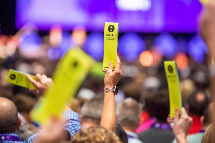 Southern Baptist Convention bans female pastors, ejecting several churches in the process