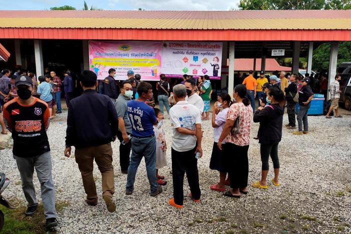 News Wrap: Dozens of children and adults killed by attacker in Thailand