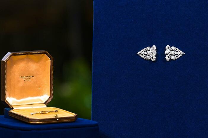 Appraisal: F. Walter Lawrence Diamond Dress Clips, ca. 1930