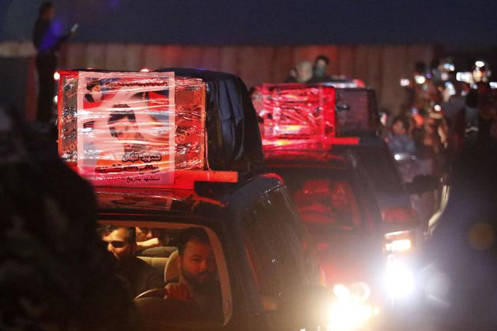 "Islamic State" attackers in Iraq ambushed and killed 27 Shiite-led militiamen.