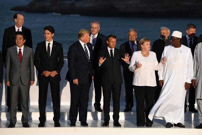 G-7 leaders push back against Trump at this year's summit