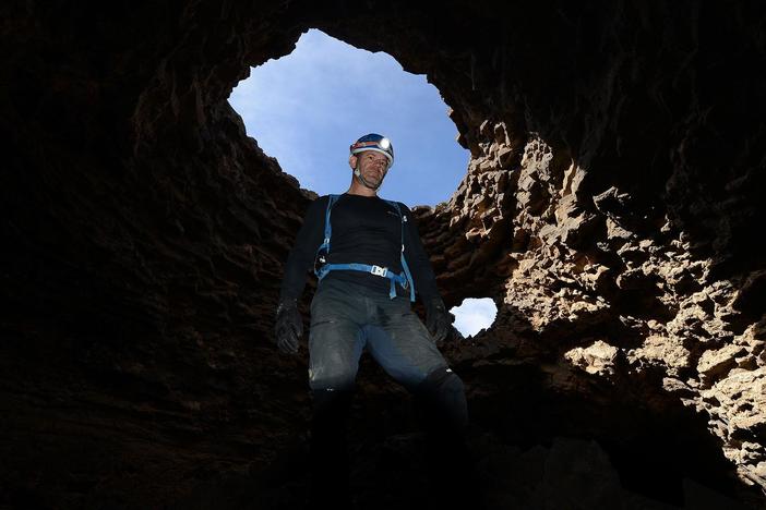 Follow a mission into the volcanic underworld in search of Arabia's longest lava tube.