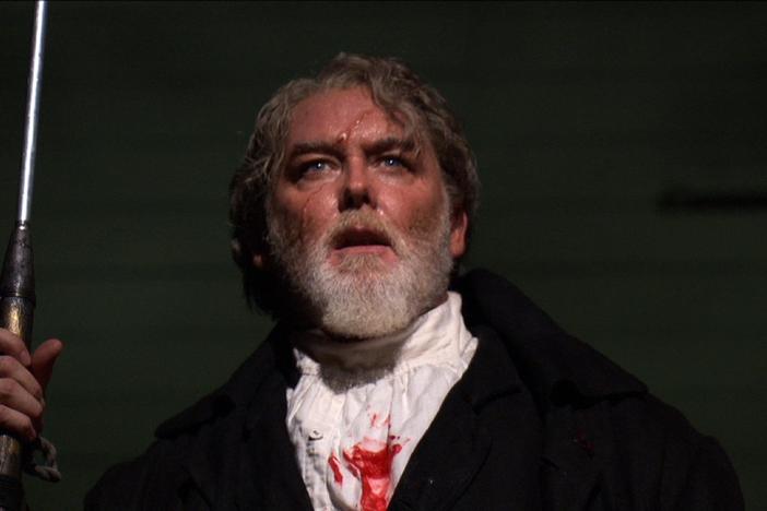 Jay Hunter Morris stars as Captain Ahab in San Francisco Opera's Moby-Dick. 
