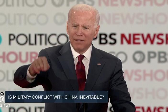 WATCH: Biden says U.S. needs to tell China, 'This is as far as you go'
