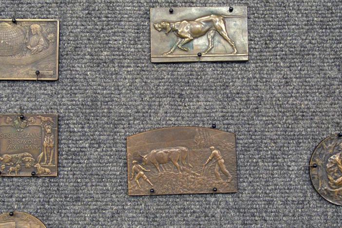 Appraisal: Bronze Medallions, ca. 1910, from Vintage Charlotte.