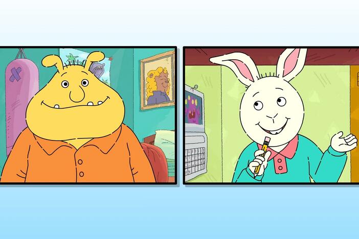 Buster and Binky share ways kids can help grown-ups in their lives make a plan to vote.