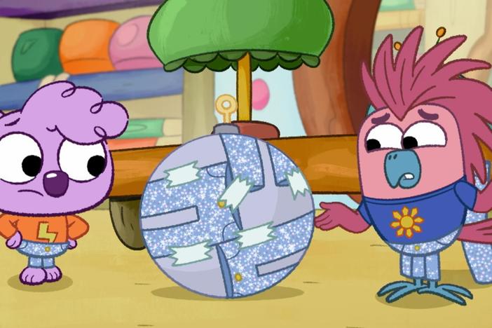 Zadie and JunJun find new uses for pants. / Can Zadie and friends find a fun game to play?
