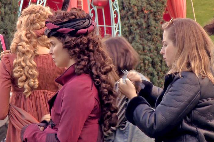 Big hair, turbans and more! The secrets of styling turn-of-the-century Poldark characters.