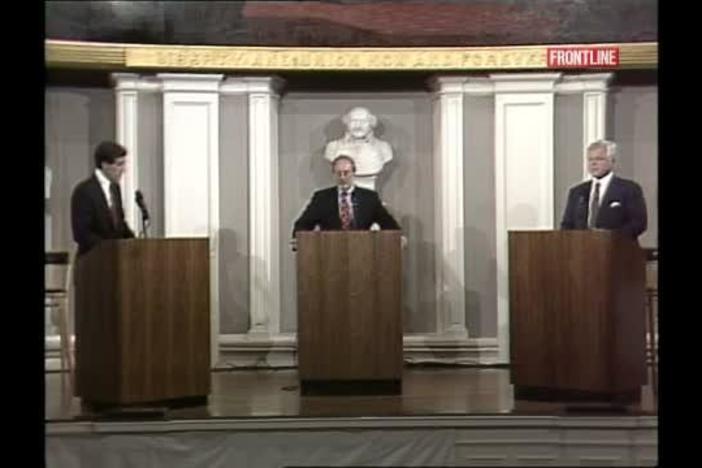 Mitt Romney and Ted Kennedy spar over health care reform in their first debate from 1994. 