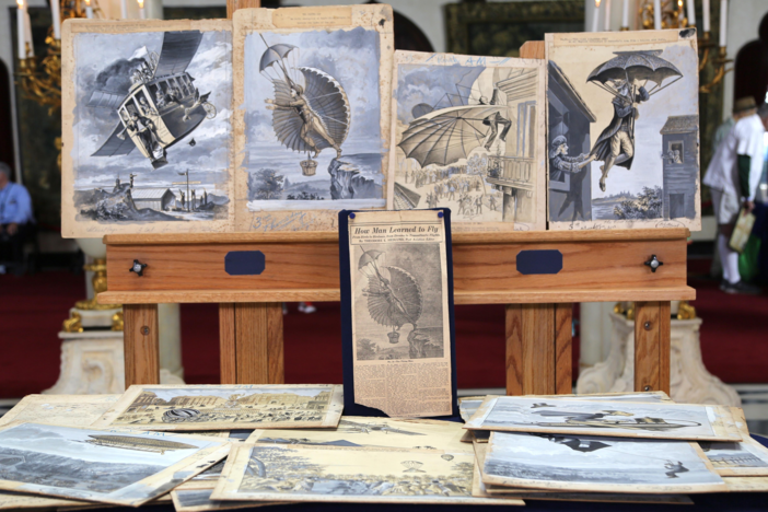 Appraisal: "How Man Learned to Fly" Illustrations, ca. 1915