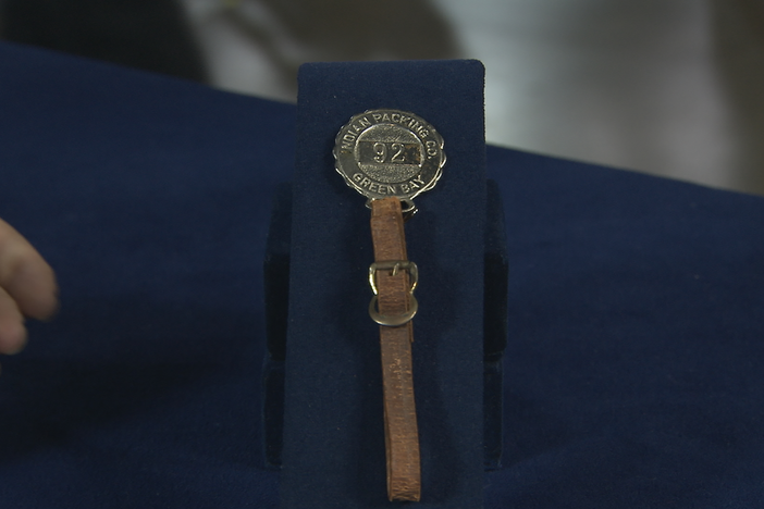 Appraisal: Indian Packing Company Badge, ca. 1920 from Green Bay, Hour 2.