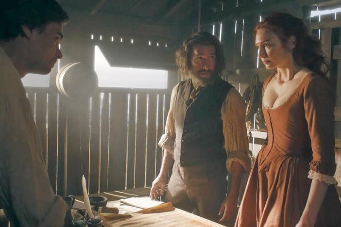 While Ross is in London, Demelza gets unexpected news from the mines.