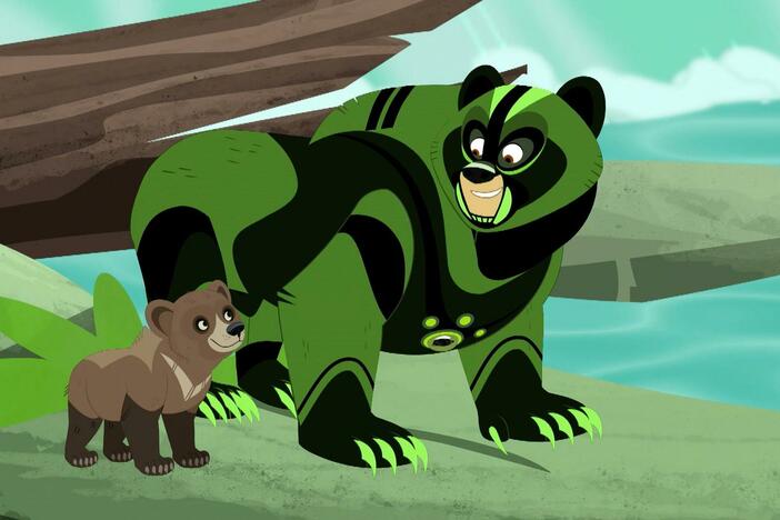 Grizzly Chris and Little G check out the river.