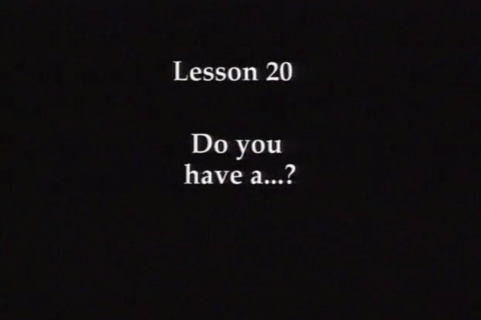 JPN I, Lesson 20. Asking someone if they have an object and identification of objects.