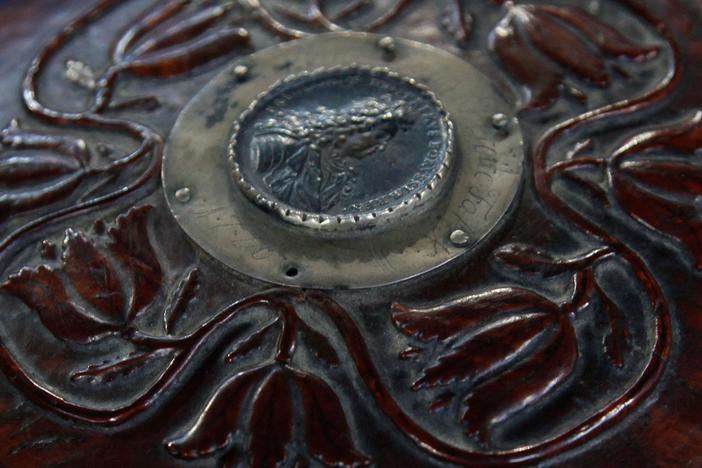 Appraisal: Norwegian Burl Peg Tankard, ca. 1730, from Des Moines Hour 1