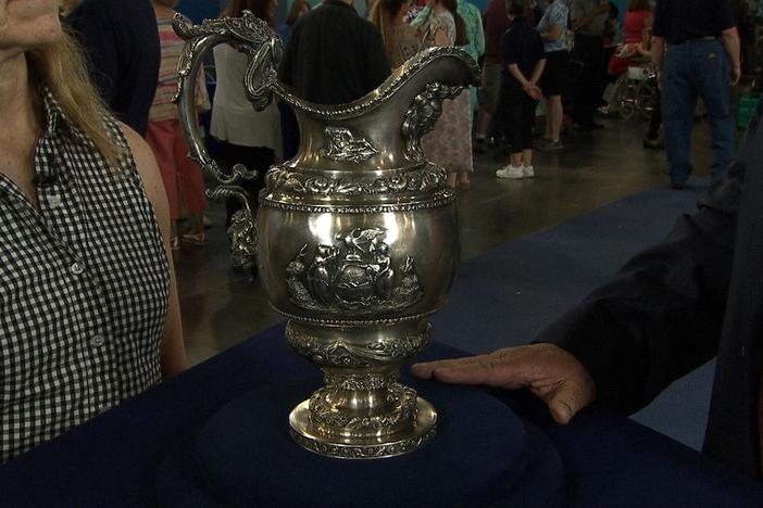 Appraisal: John Forbes Silver Presentation Pitcher, ca. 1820, in Virginia Beach, Hour 1.
