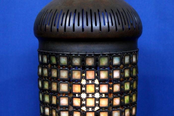 Appraisal: Tiffany Studios Chainmail Fixture, ca. 1905, from Minneapolis Hour 1.