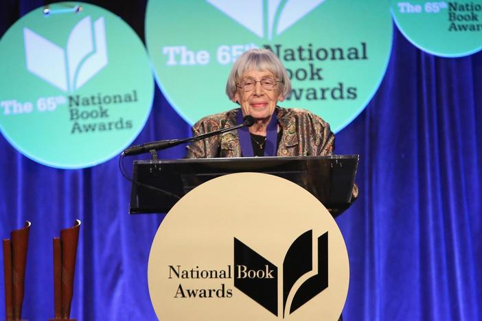 Watch the acceptance speech that shook the literary world.