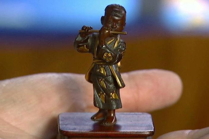 Appraisal: Miyao Mixed Metal Figure, ca. 1880, from Corpus Christi Hour 2.