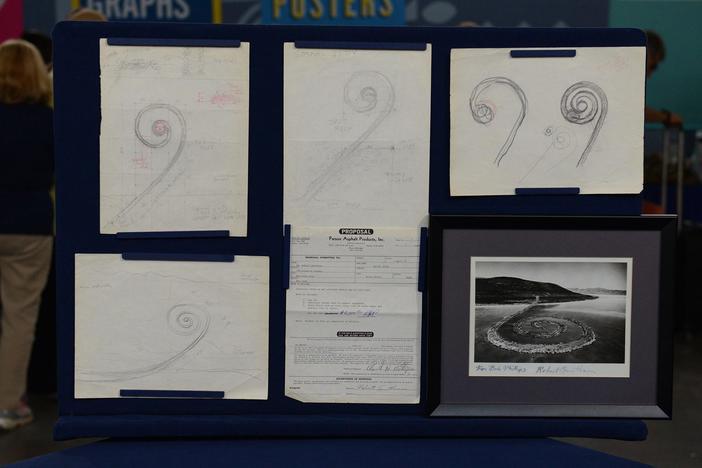 Appraisal: 1970 Robert Smithson Spiral Jetty Plans