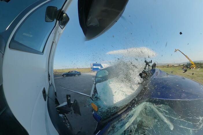 A first-of-its-kind experiment aims to stage a multi-vehicle pileup to gain new data on car safety.