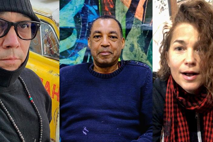 Three renowned artists bring their unique expressions to public art installations.