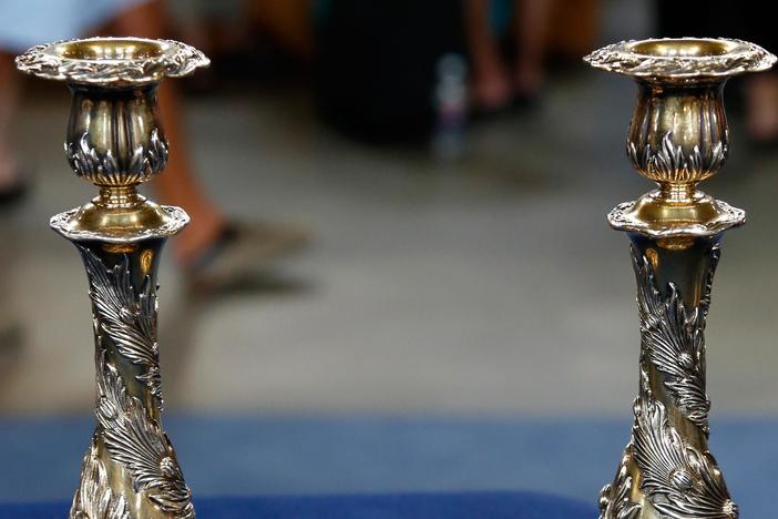 Appraisal: Tiffany & Company Candlesticks, ca. 1895, from Boise Hour 1.