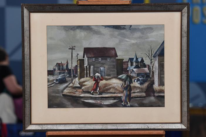 Appraisal: 1944 Kelly Fearing Watercolor Painting, in Orlando Hour 3.