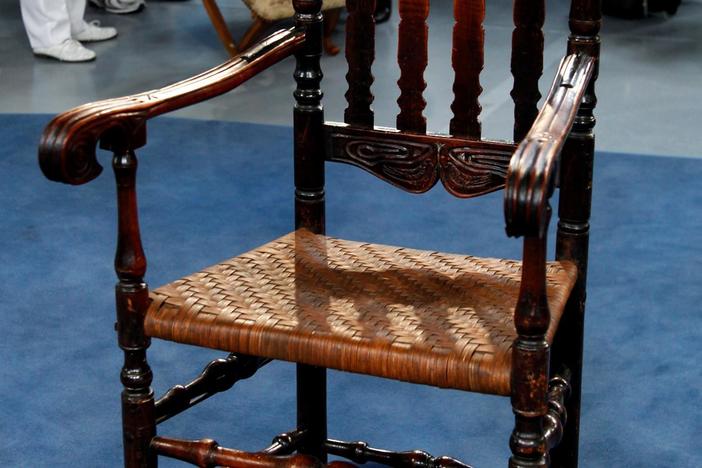 Appraisal: Connecticut William & Mary Armchair, ca. 1720, from Tulsa Hour 1