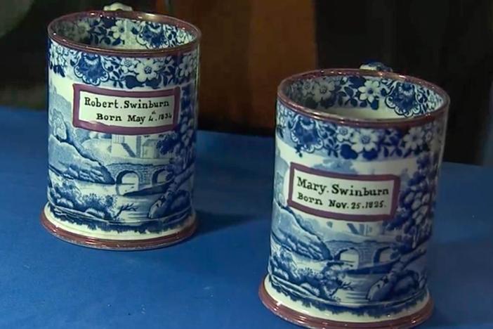 Appraisal: Staffordshire Frog Mugs, ca. 1835