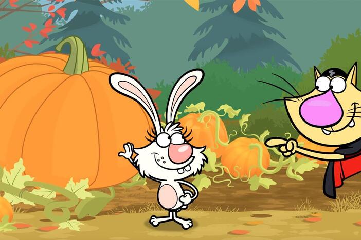 Daisy grew the biggest, most beautiful pumpkin and wants to get it to the Halloween Party.
