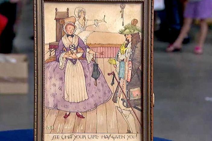 Appraisal: Violet Brunton Watercolor, ca. 1895, from Jacksonville Hour 3.