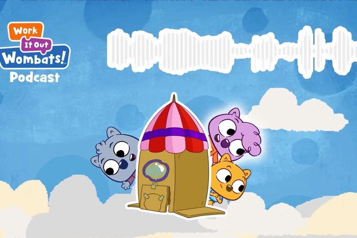 Climb inside the Wombats’ latest “top-secret” invention and help them fly it to the sky!