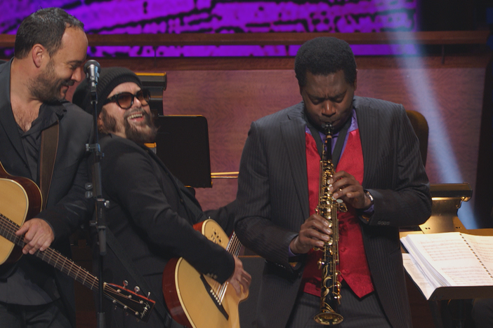 The prolific rocker leads Joshua Bell and Cuban musical guests in one of his biggest hits.