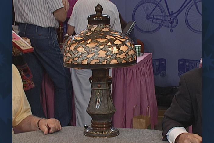 Appraisal: Japanese Champlevé Lamp, from Vintage Tulsa.