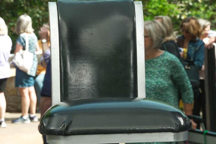 Appraisal: W. T. Grant Sit-in Lunch Counter Stool, ca. 1960