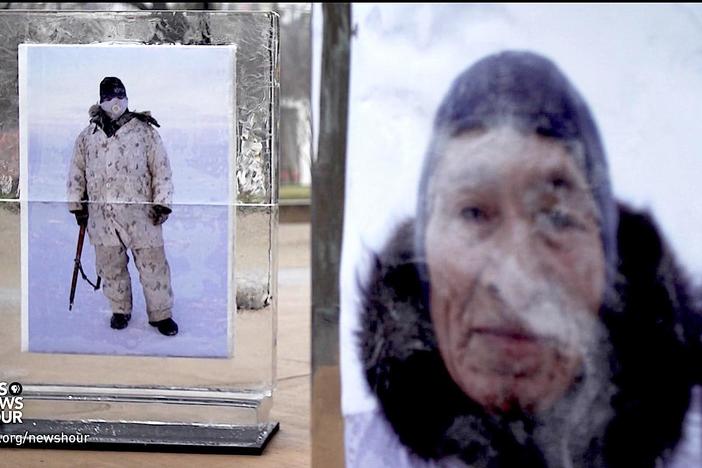 A photography exhibit of melting ice -- and shifting consciousness