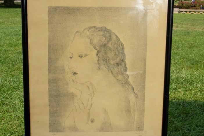 Appraisal: 1925 Tsuguharu Foujoita Etching