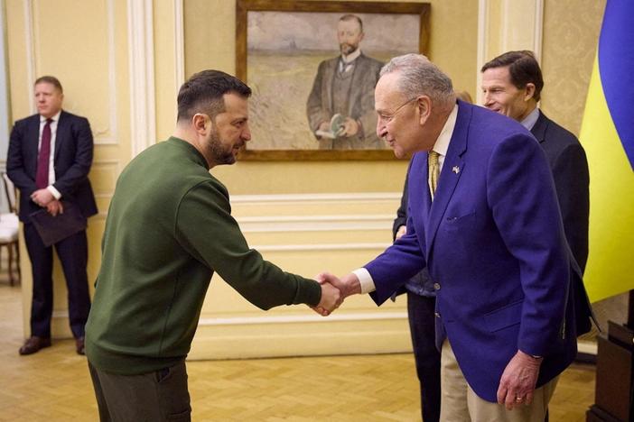 News Wrap: Sen. Schumer makes surprise visit to Ukraine to reaffirm support
