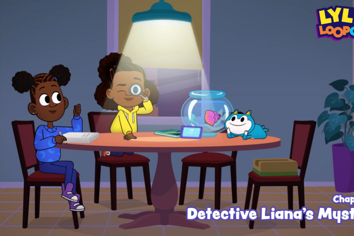 Lyla and Stu help Liana with her mystery story, ultimately turning it into a mystery play.