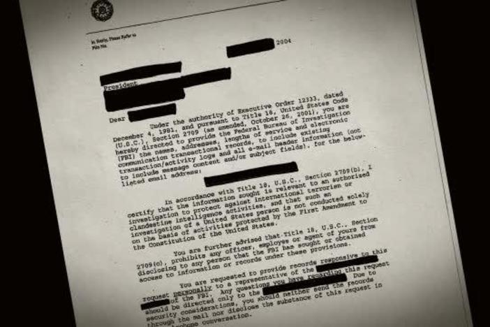 Nick Merrill receives a highly secretive data request from the FBI.  