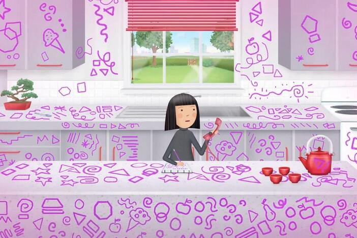 Pinkalicious and her friends give Kendra advice on how--and when!--to doodle.