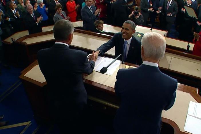 Obama final State of the Union, O'Malley fights to get on the stage