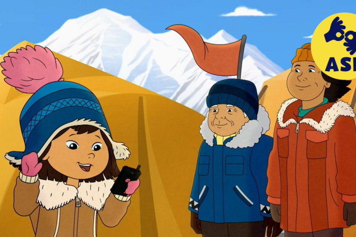 Molly helps Grandpa Nat fulfill his dream of climbing to the top of Denali.